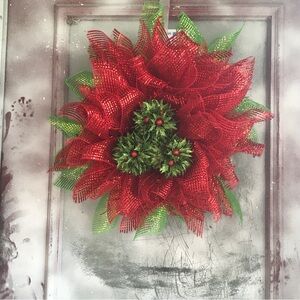 Handmade Christmas wreaths and crafts